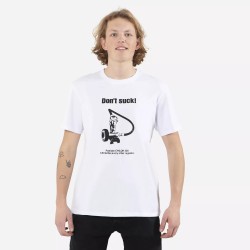 T-Shirt Poseidon Don't Suck Biała
