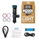 Lampa X-Adventurer M2000 WRGBUA foto wideo UV 100°